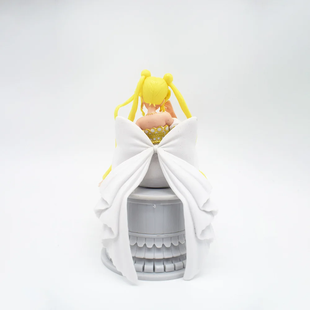 Sailor Moon The Princess 13cm PVC  Model Anime Action Figure Room Desktop Ornament Toy Charm Hobby Doll Boy Girl Gifts