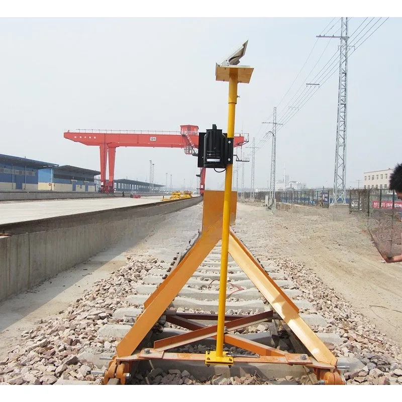 Railway plug-in train block 83 car, railway end point ordinary sliding car stopper connection