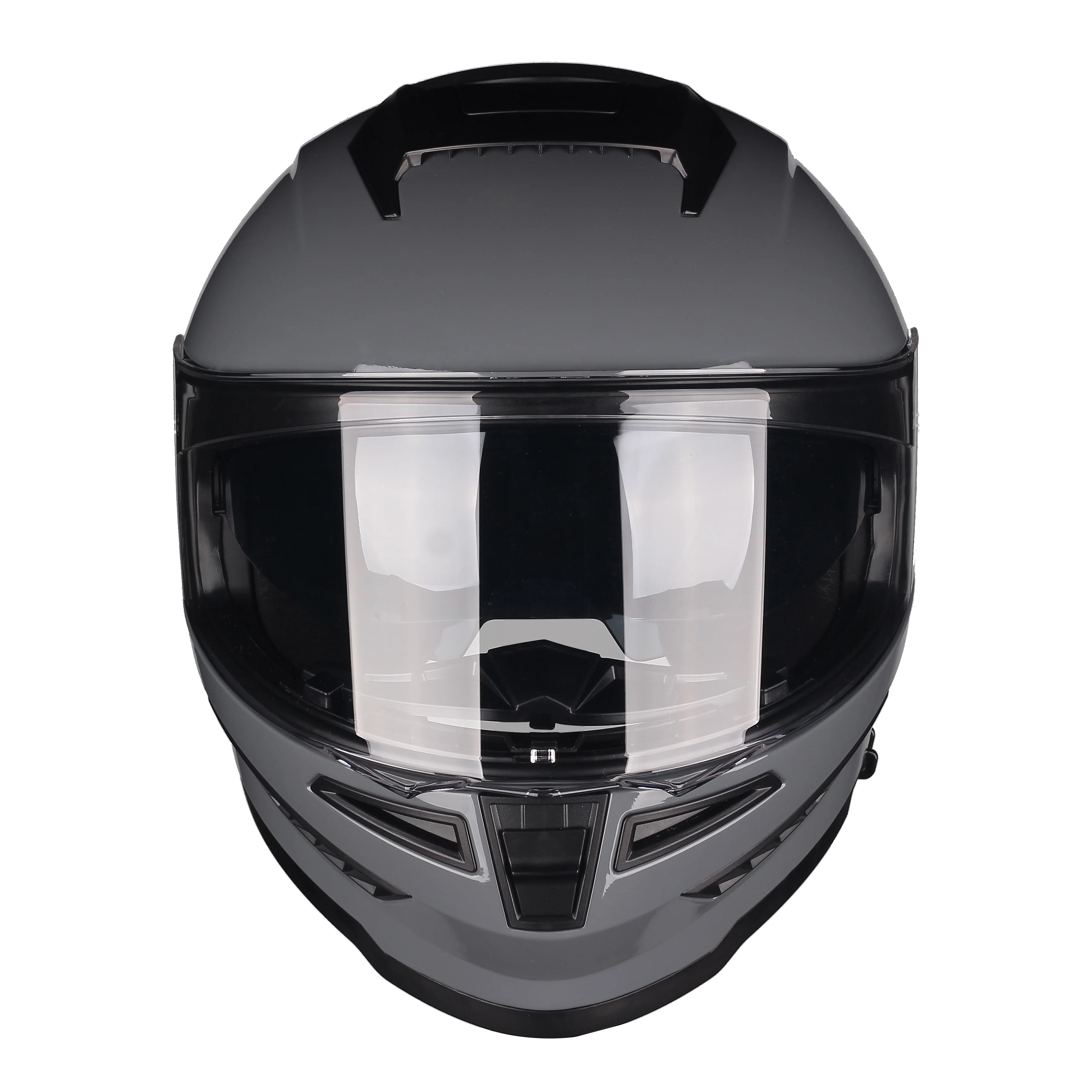 ZOOMLON 2026 New Full Face ABS Motorcycle Helmet DOT Certification Dual Visor Quick Release Closure All Seasons for Safe Riding
