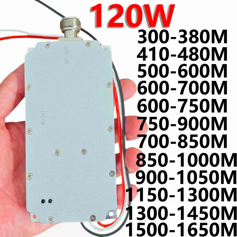 120W module RF power amplifier 300-380MHZ410-480MHZ500-600MHZ600-750MHZ750-900MHZ900-1050MHZ1150-1300MHZ1300-1450MHZ1500-1650MHZ