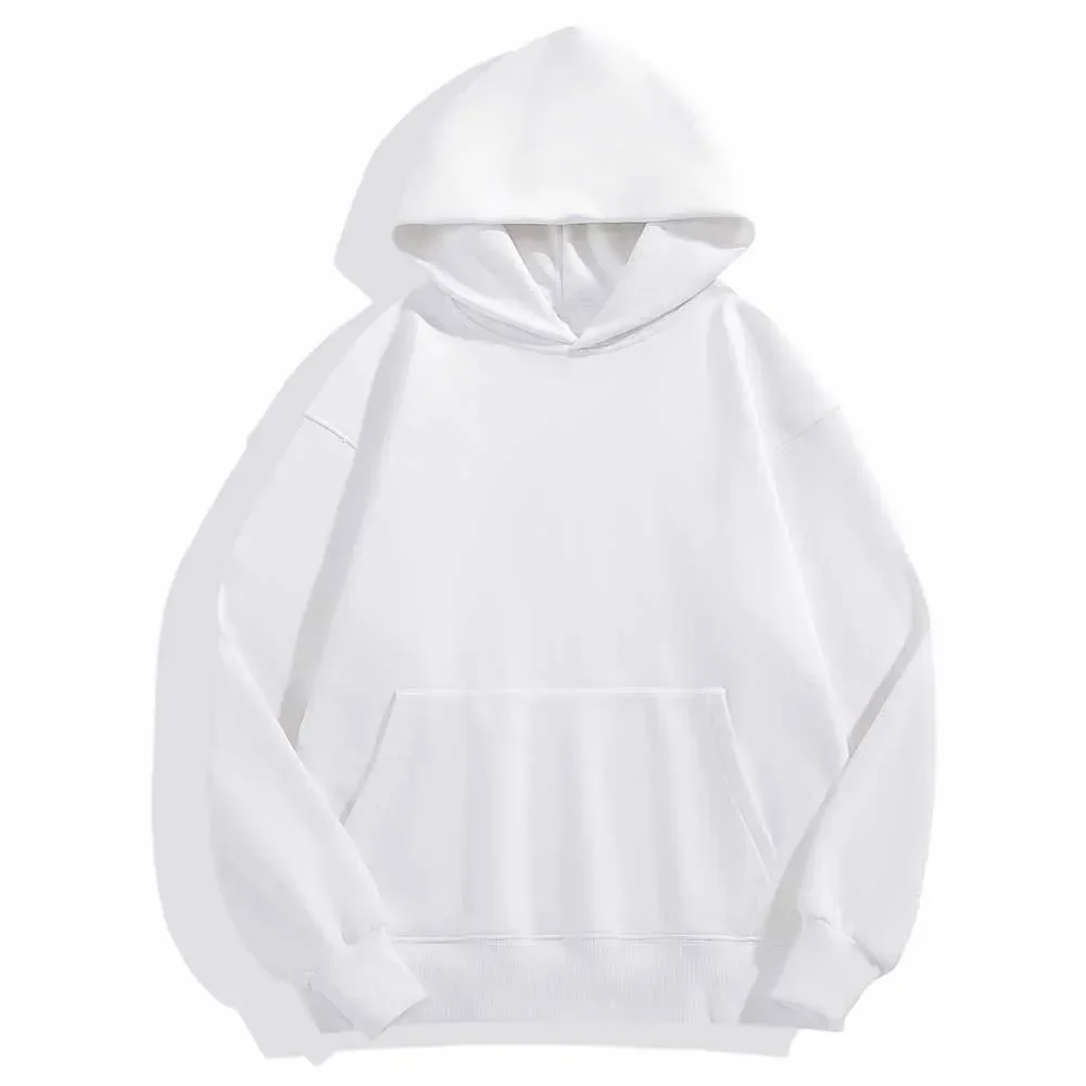 Women's New Fashion Joker Loose Padded Cashmere Hooded Sweater Hooded Quite Wide Three-dimensional Coat.