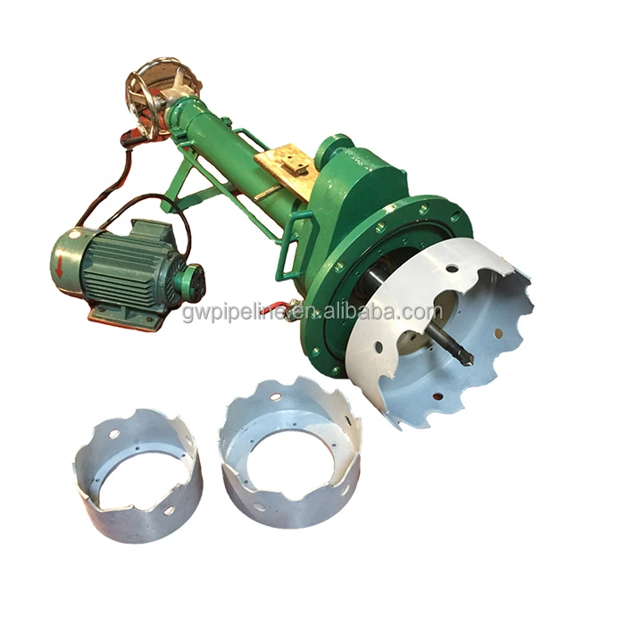 Large-Diameter Electric Hot Tapping Tool for Fast and Clean Openings on Process Piping