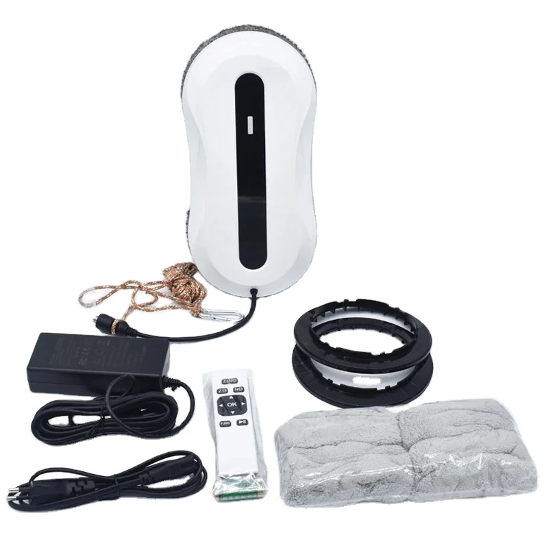 

Automatic Smart Glass Cleaner Robot Window 2 Side Water Spray Type Remote Control Windows Cleaning Tools Household Use