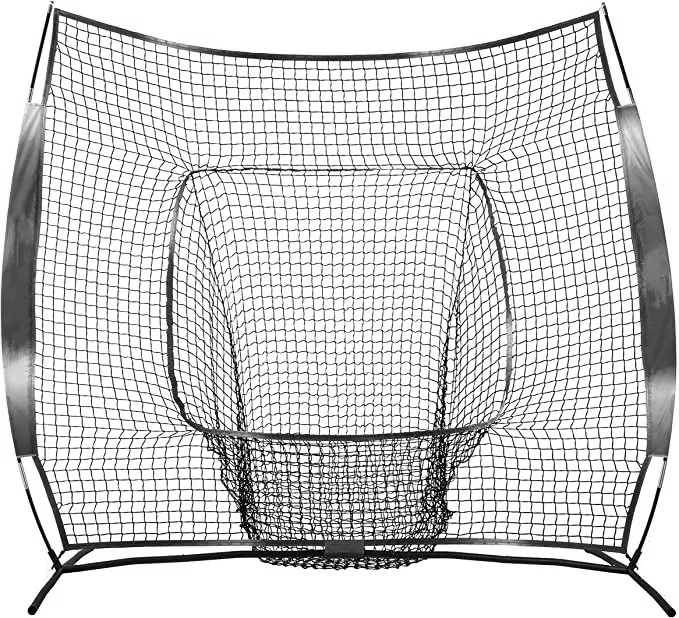 Portable Training Cage Softball Practice Hitting Pitching Batting High Quality Baseball Net 7FT By 7FT Golf Disc
