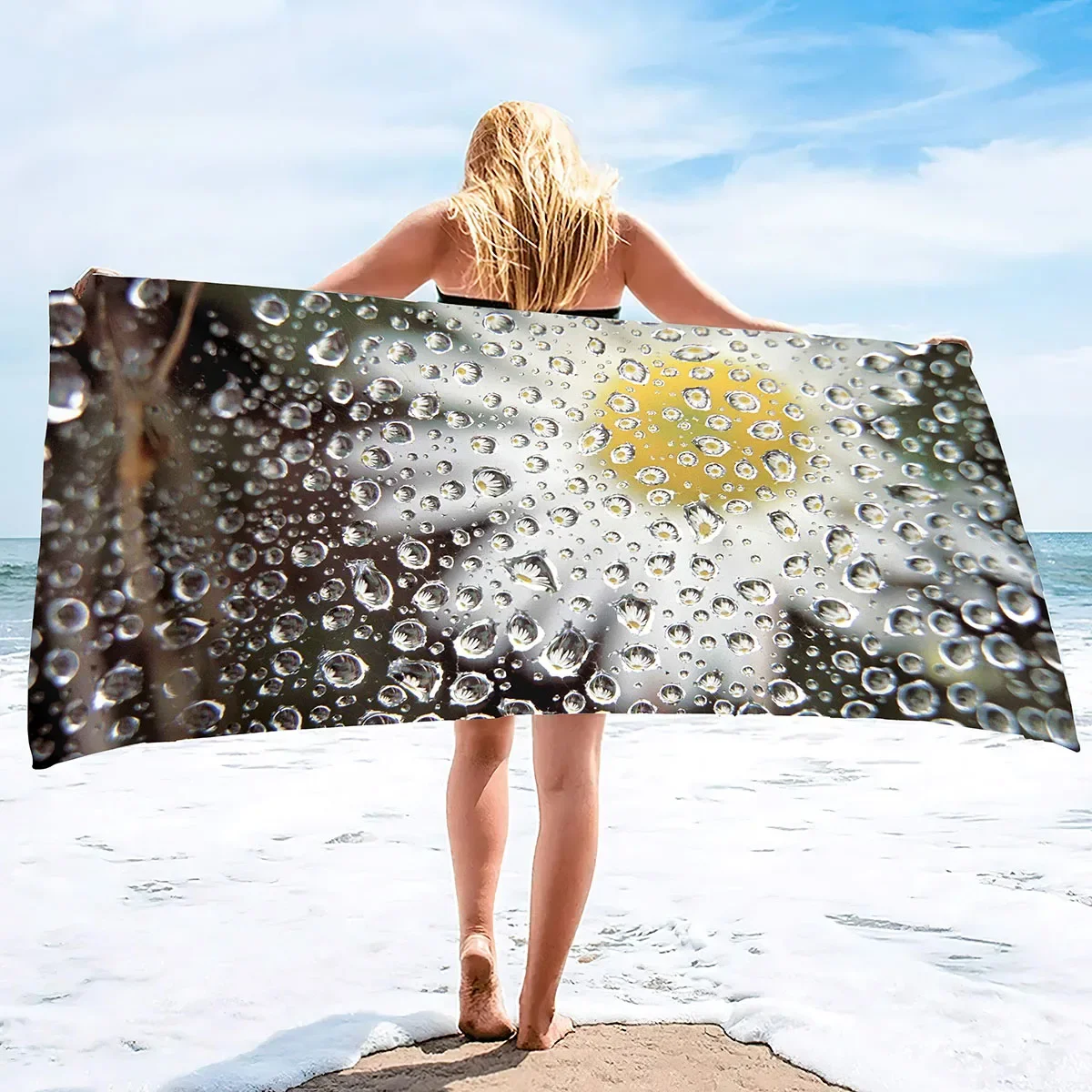 

Microfiber Lightweight Thin Beach Towels for Adults and Kids Compact Sand Free Swim Pool Blanket Quick Drying Pool Blanket