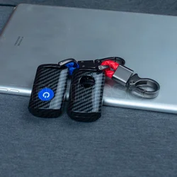 Carbon ABS Car Key Cover Case for Yamaha X-max 250 125 309 300 400 2020 2021 AEROX NVX155 QBIX JAUNS Key Case Auto Accessories