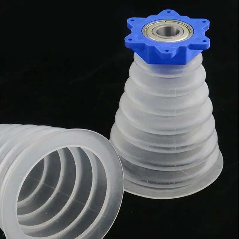 Colector de polvo de taladro, sierra perforadora de silicona, cuenco para polvo, accesorios retráctiles a prueba de polvo de 4,13 pulgadas, herramientas de mejora del hogar para electricidad