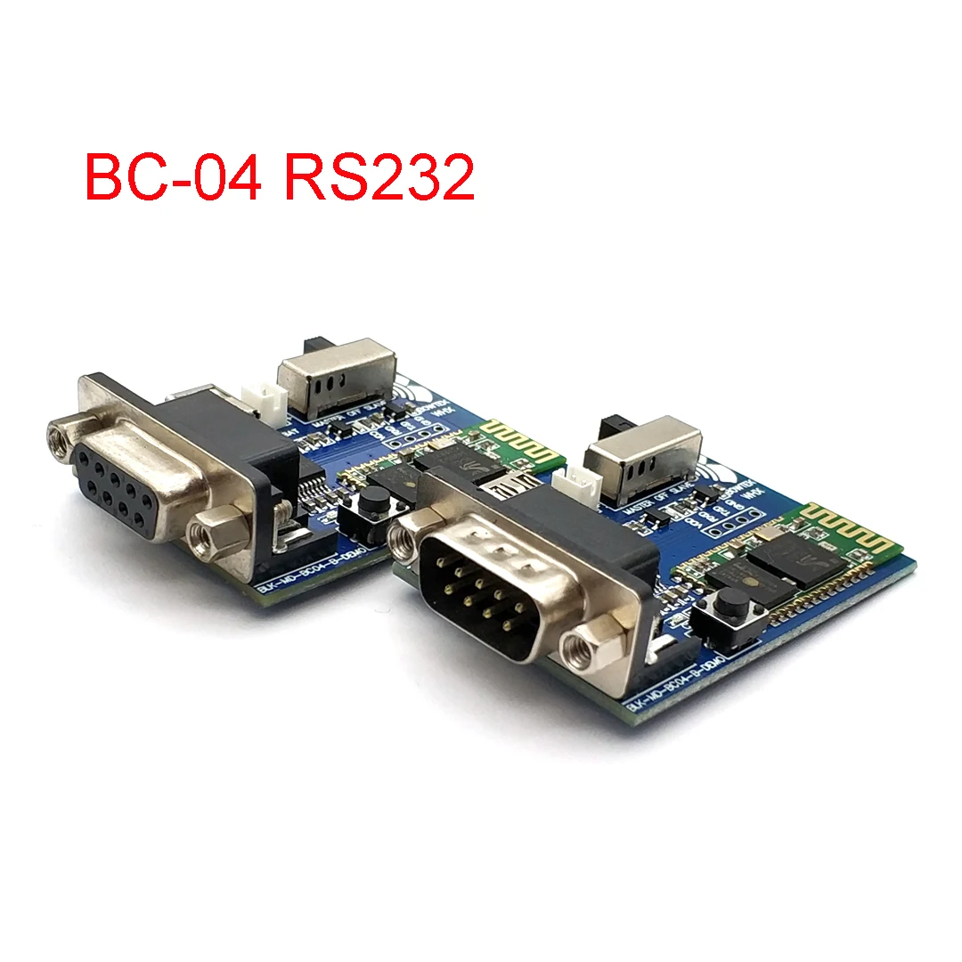 RS232 Bluetooth Serial Adapter Board Master Slave 2 Modes 5V Mini USB Bluetooth Serial Port Profile Communication Module