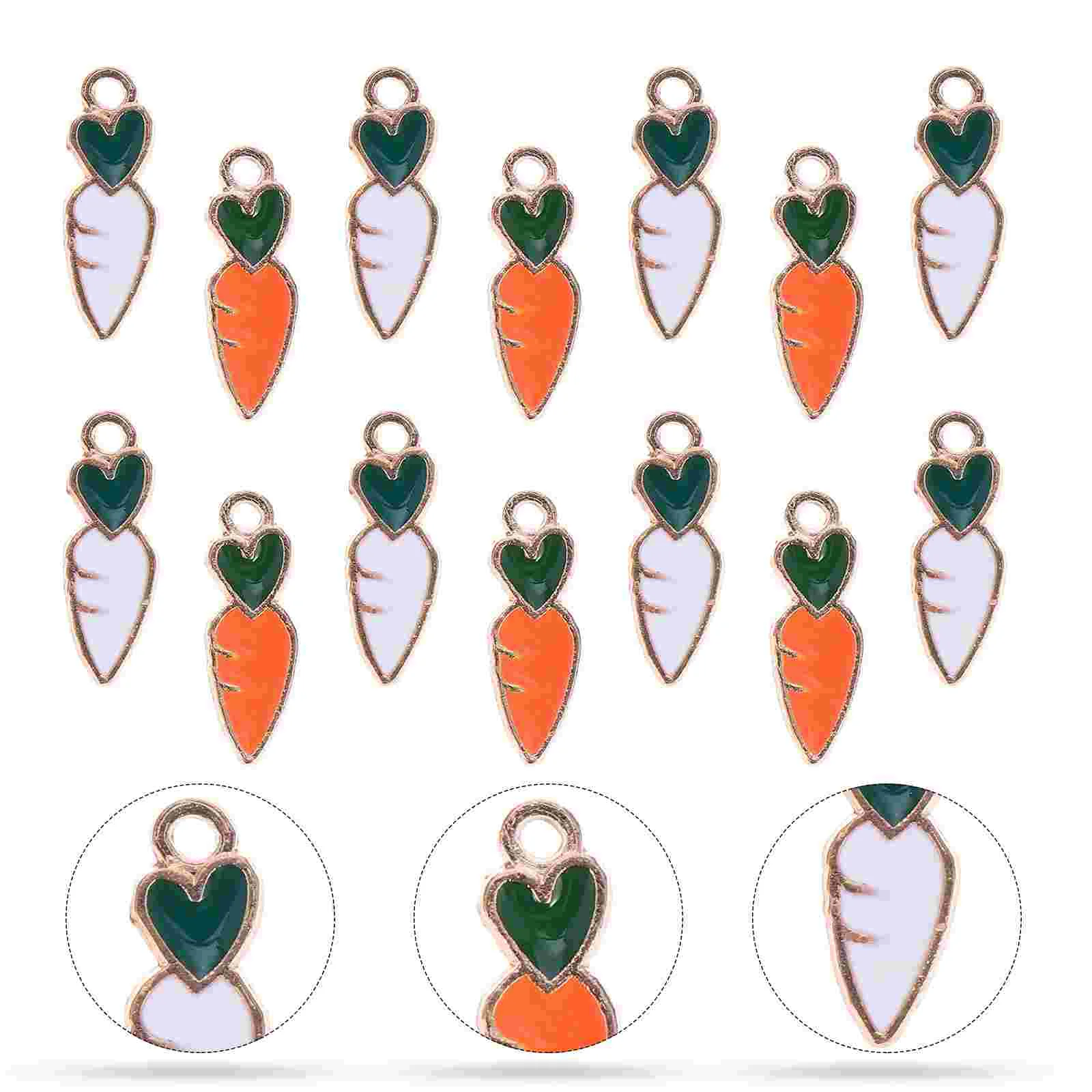 

40 Pcs Cup Holder for Seat Seam Filler Carrot Pendant Gap Container Pattern Pendants Vintage Water Red Holders