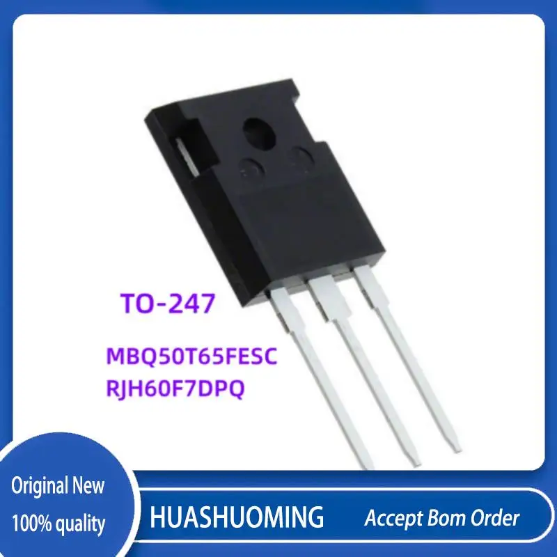 Lote de 5 piezas MBQ50T65FESC 50T65FESC RJH60F7 RJH60F7DPQ RJH60F7D RJH60 TO-247
