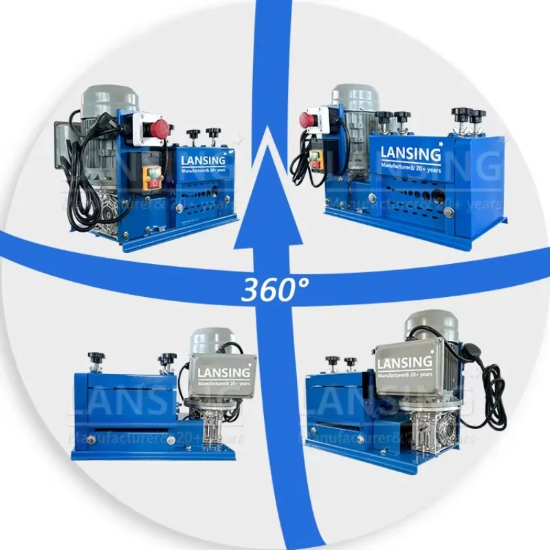 Hot Selling Lansing M30-2 Portable Automatic Wire Cutting And Stripping Machine 370W Pure Copper Motor For Cable Stripper