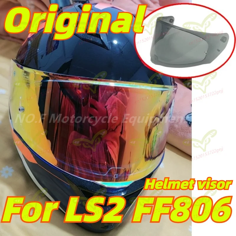 

Original FF806 Large Tail Full Helmet Replacement Motorcycle Helmet Shield Red Lens Day and Night Universal for LS2 FF806