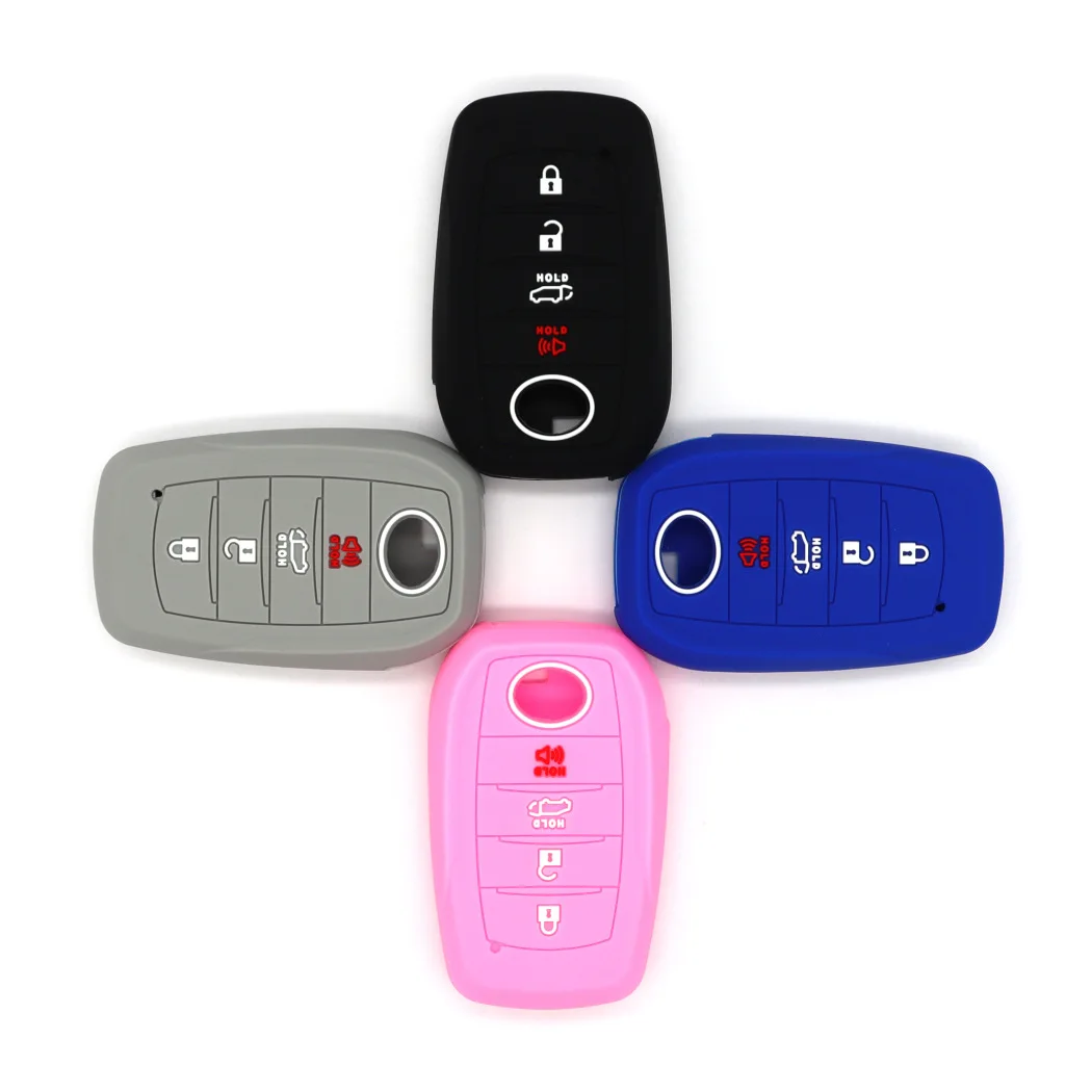 

Silicone Car Key Case for Toyota Sienna Alphard Vellfire PREVIA Voxy -Protective Key Cover, Essential Automotive Key Accessories
