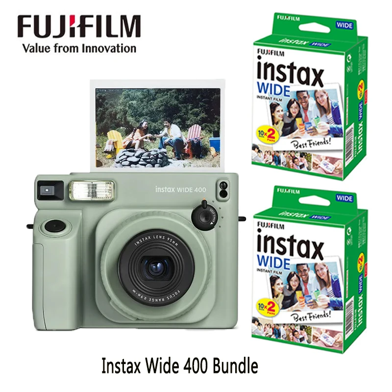 Fujifilm Instax Wide 400 Camera Orignial Fujifilm Camera Instant Photo Camera With Optional Fuji Instax Wide Film Photo Paper