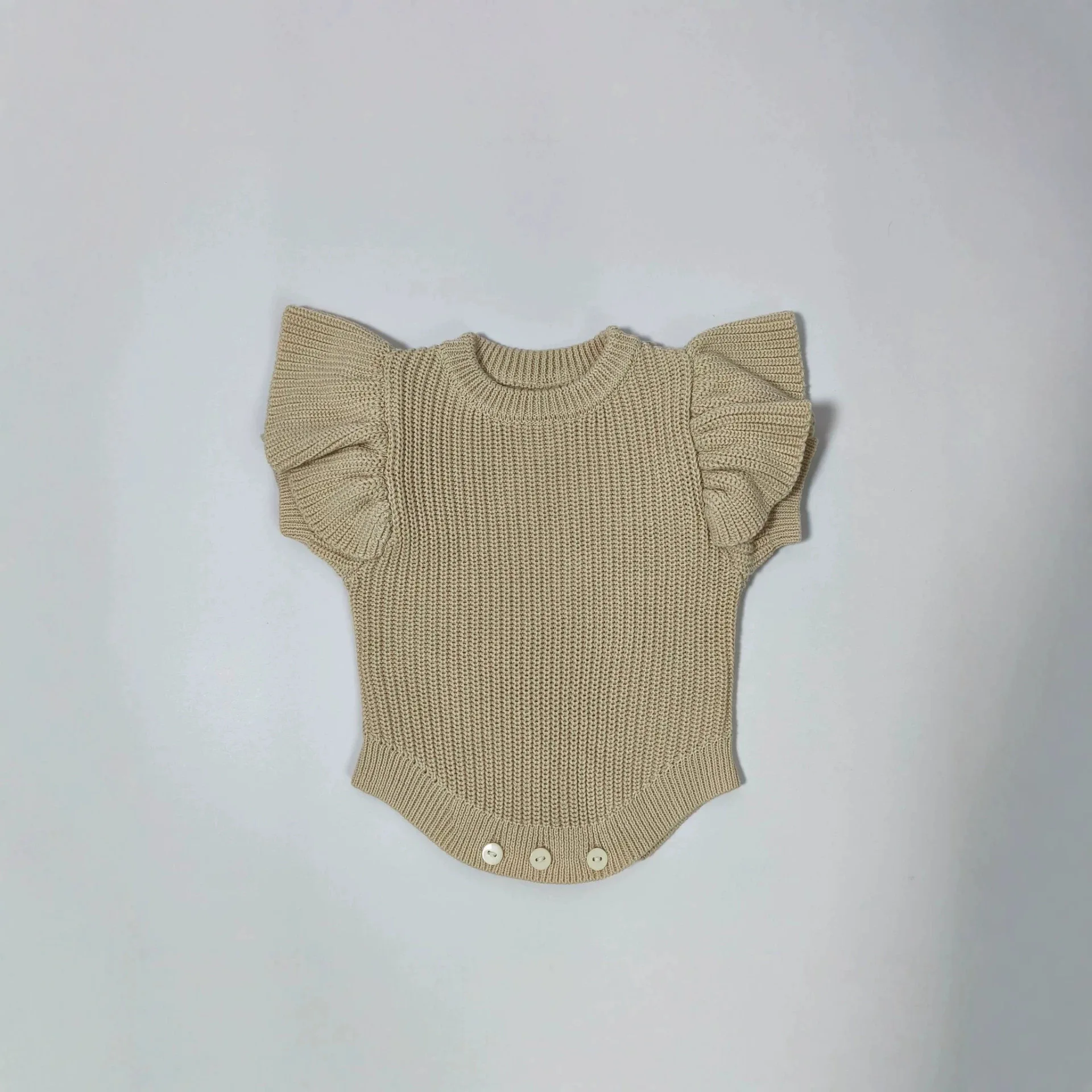Children's Summer Short-sleeved Cotton Climbing Clothes Baby Fart Clothes Onesie