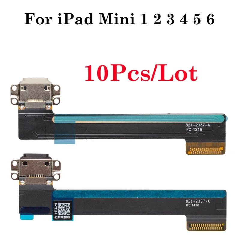 

10 pcs/lot for iPad Mini 1 2 3 4 5 6 charger charging port USB dock connector data flex cable replacement parts