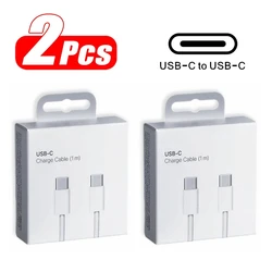 2 sztuki 60W kabel USB C do typu C dla iPhone 15 Plus 15 Pro Max Samsung Xiaomi OPPO Realme USB-C szybkie ładowanie kabla PD z pudełkiem