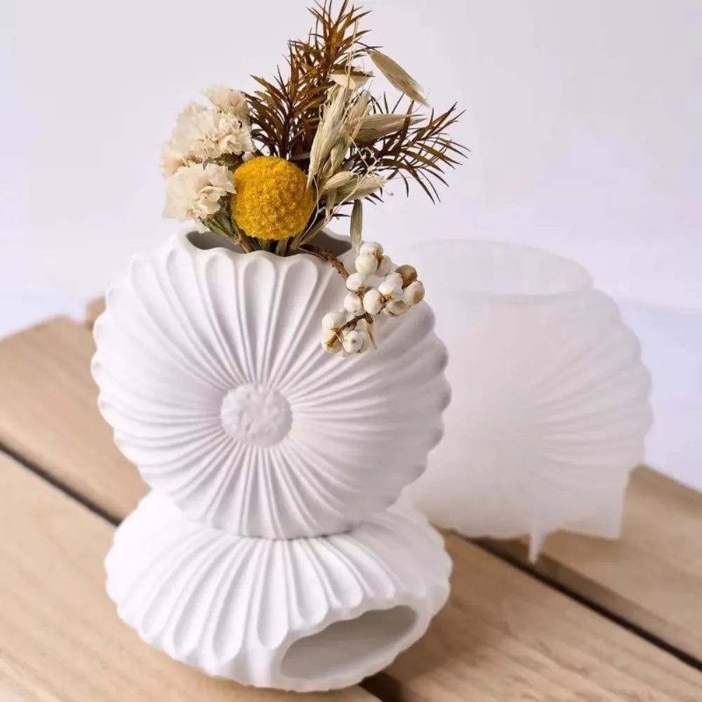 

Силиконовая форма для вазы в виде подсолнуха, многофункциональная 3D-форма для рукоделия, гибкая креативная форма для цветочных горшков, декор для свадеб