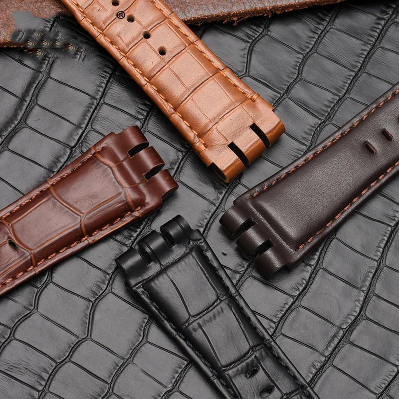 23MM Genuine Calf Leather Watchband Steel Clasp For Swatch IRONY YOS440 449  448  401G Watch Strap Watch band Bracelet Wristband image 4