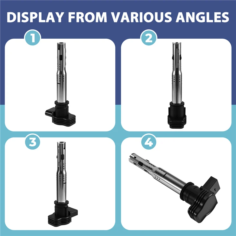 

4 Pcs Ignition Coil For A3 A4 A6 TT Q3 Q5 VW Golf Passat–0221604115 07K905715F UF575 07K905715 06F905115E 06H905115B