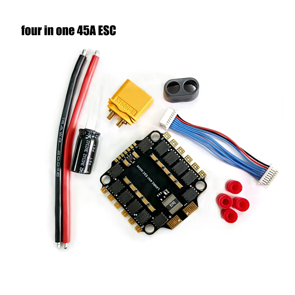 

Betaflight F4 V3S PLUS FC плата управления полетом четыре в одном бесщеточный ESC 45A 60A для игрушек с дистанционным управлением