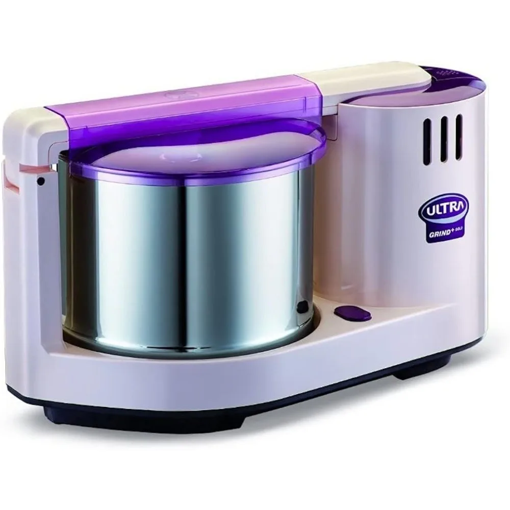 

Grind+ Gold Table Top Wet Grinder with Atta Kneader, 110 Volt, 2-Liter, Purple