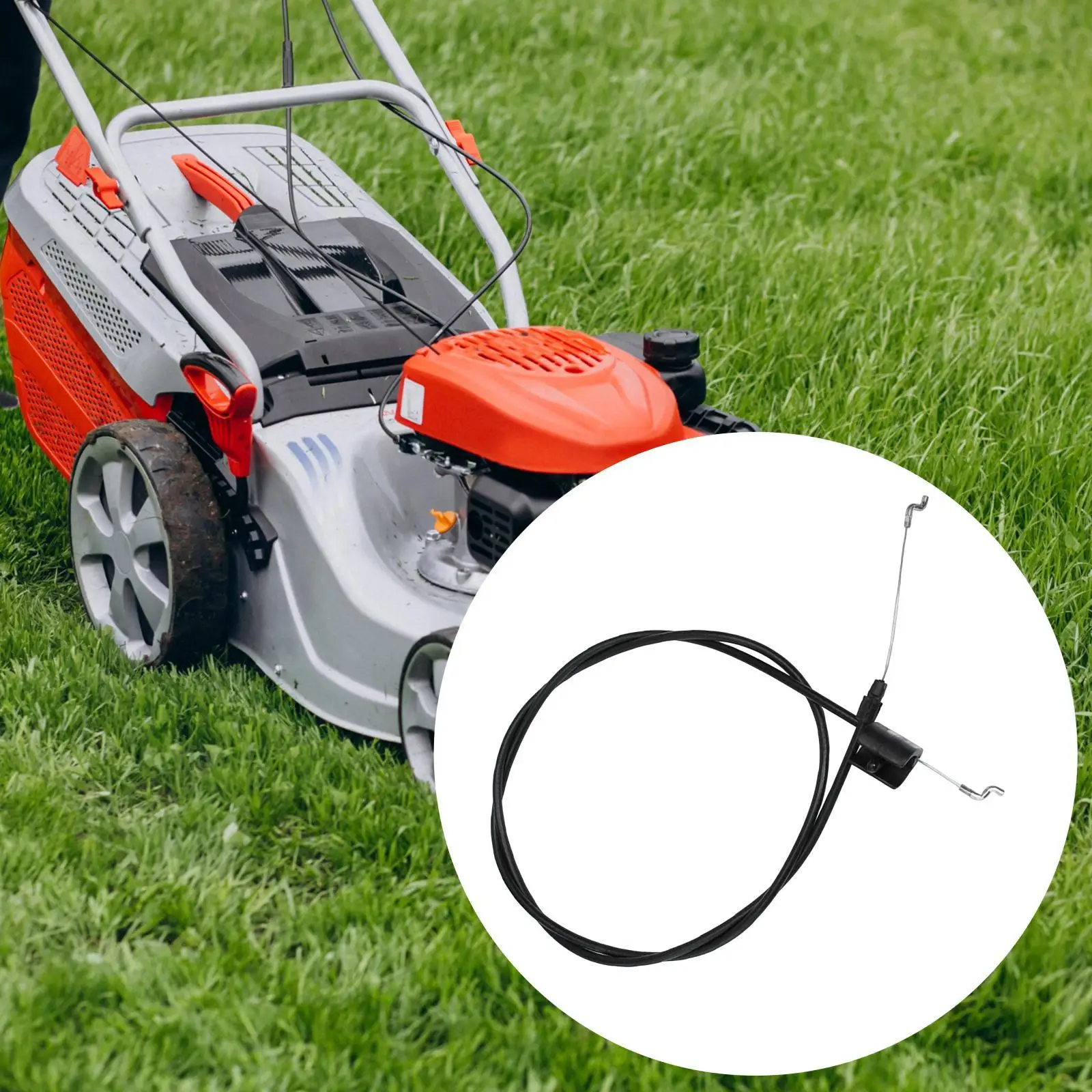Durable Mower Brake Cable 532183567 Metal Throttle Cable for Lawn Mowing Equipment Easy Install Professional Maintenance