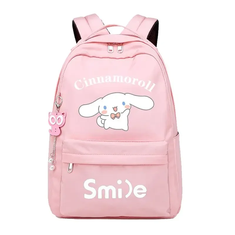 Śliczny tornister damski Sanrio Anime Cinnamoroll Girl plecak kampusowy wszechstronny damska torba chłopca z uczeń