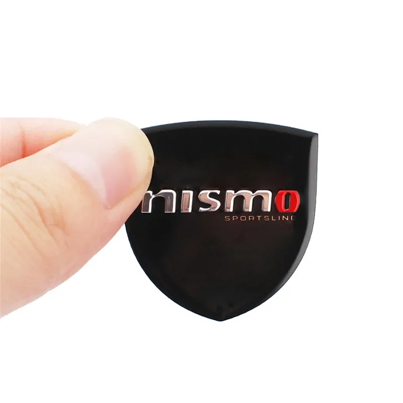 Aluminum Alloy Emblem Sticker for Nissan Nismo Tiida Xterra Altima Juke Note Navara Leaf Qashqai Xtrail Almera T31 Decoration