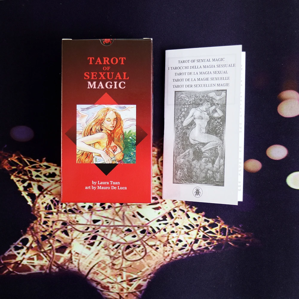 

Tarot Cards with Guide Book.Tarot of Sexual Magic.tarot Cards for Beginners( Spanish Italian German French )Fate Divination