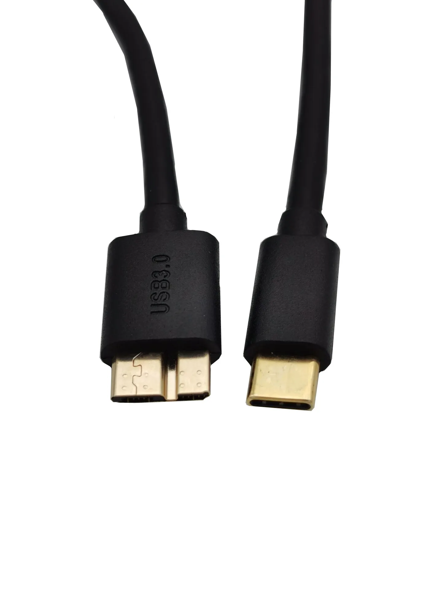 Позолоченный кабель Type-C к Micro B USB 3.0 для передачи данных USB 3.0 Mac Connection Mobile Жесткий диск Box