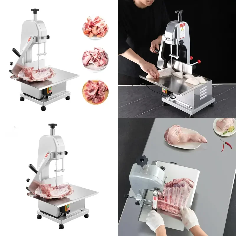 Small Economical Bone Cutter Desktop Electric Bone Saw Cutter for Butcher Shops