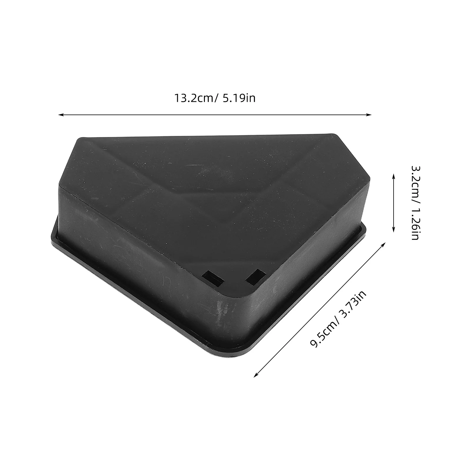 6Pcs Tamper Proof Triangle Plastic Box with Metal Key for Kitchens Warehouses Reusable Indoor Outdoor Pest