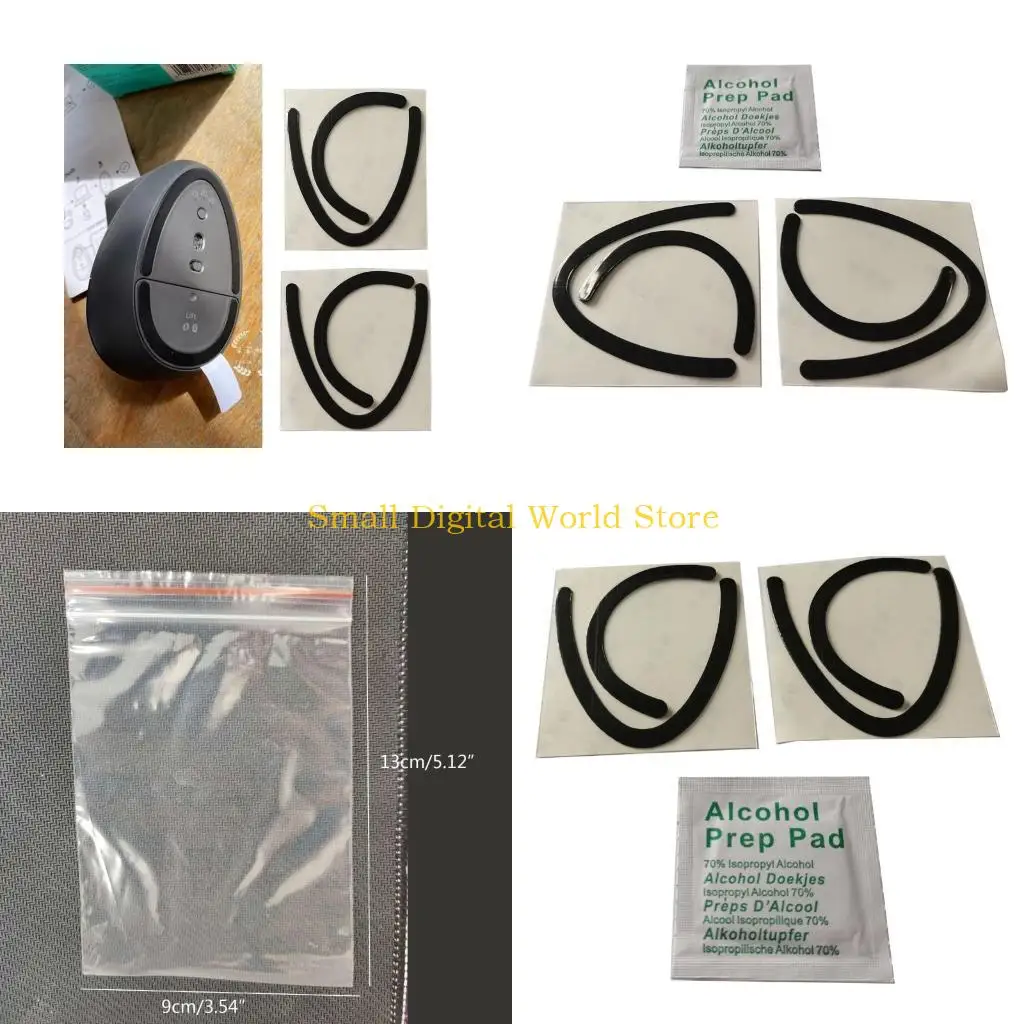 

77UB 2 Sets/ Pack Mouse Feet Pad Pad Skate Склейка Glides Glides для MX Vertical/ Mx Lift Vertial Game Мыши изогнутый край
