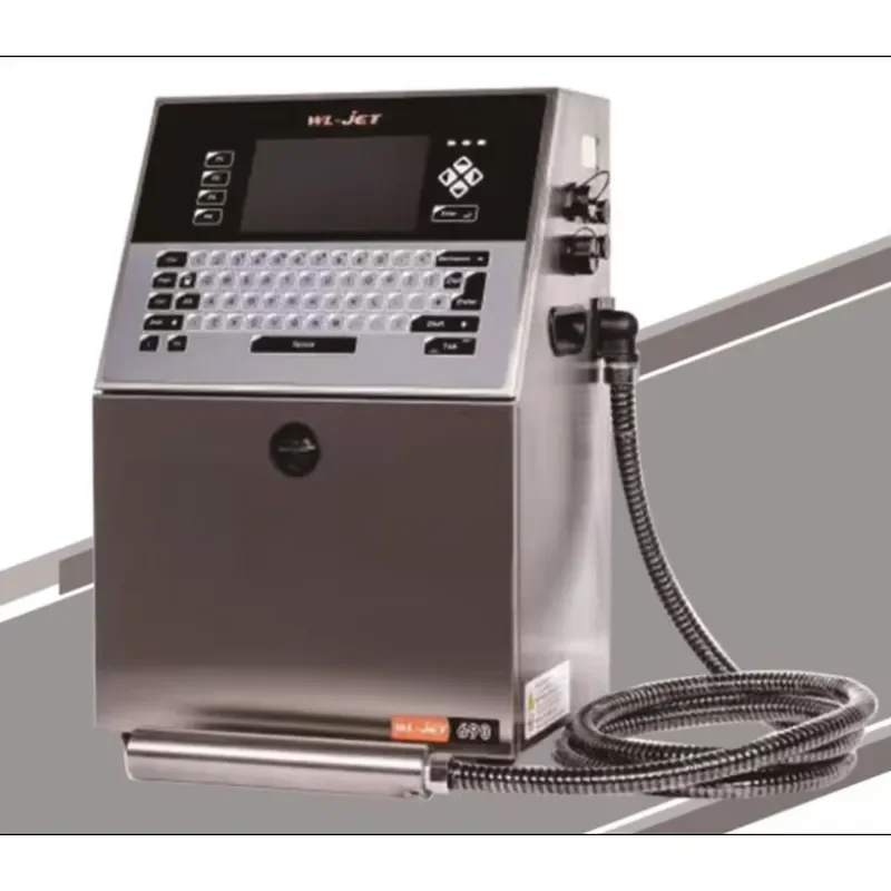 for Small Character Inkjet Printer Fully Automatic Expiry Date Coding Machine for Packaging Production Industrial High Speed