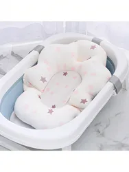 Newborn baby bath net bath tub bath frame baby bath suspension mat bath bed non-slip bath net pocket can sit and lie down