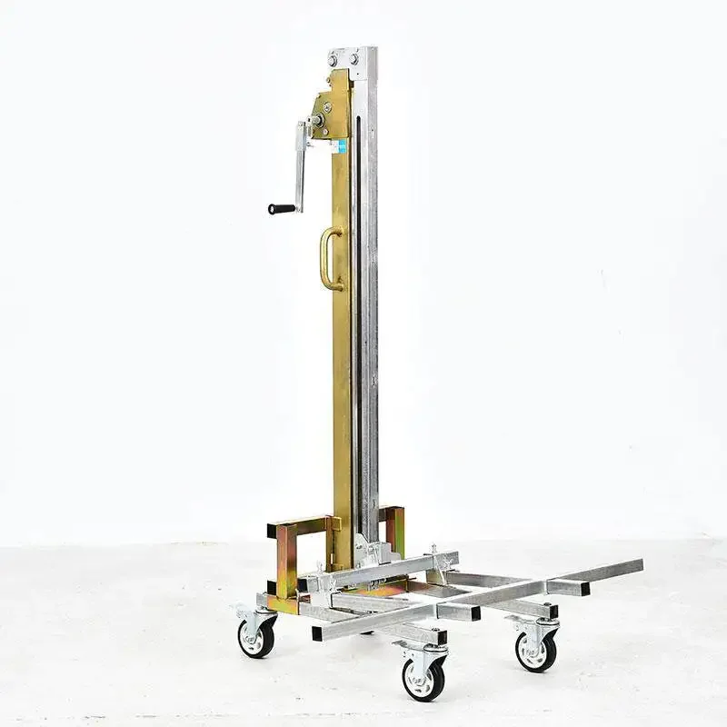 Loading artifact lifting and handling stacker forklift lift portable folding cart household wardrobe cabinet lift