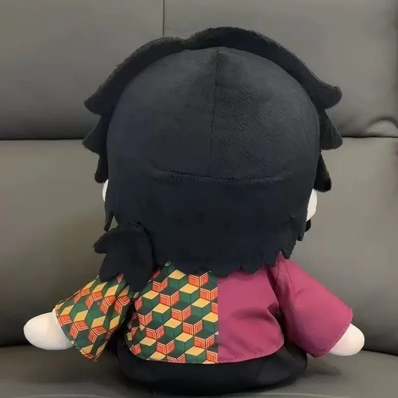 Original Genuine Demon Slayer Doll Plush Toy Tomioka Giyu Cotton Doll Attributes 40cm Peripheral Doll Boy Birthday Gift