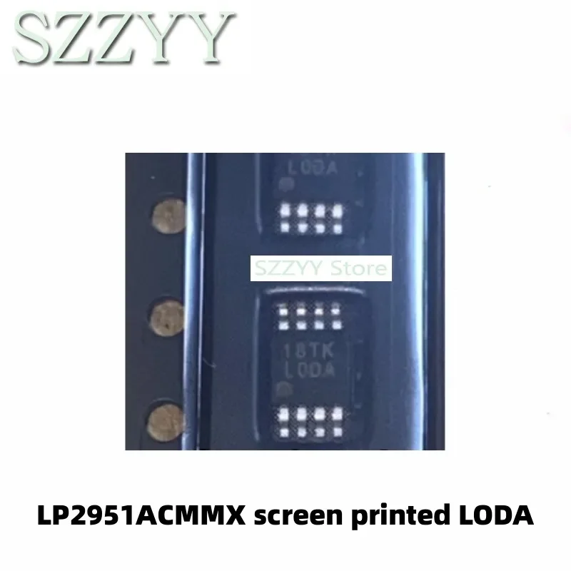 

5 шт. LP2951ACMMX с трафаретной печатью, в упаковке LODA MSOP8, импортный чип для стабилизации низковольтных дифференциальных напряжений.