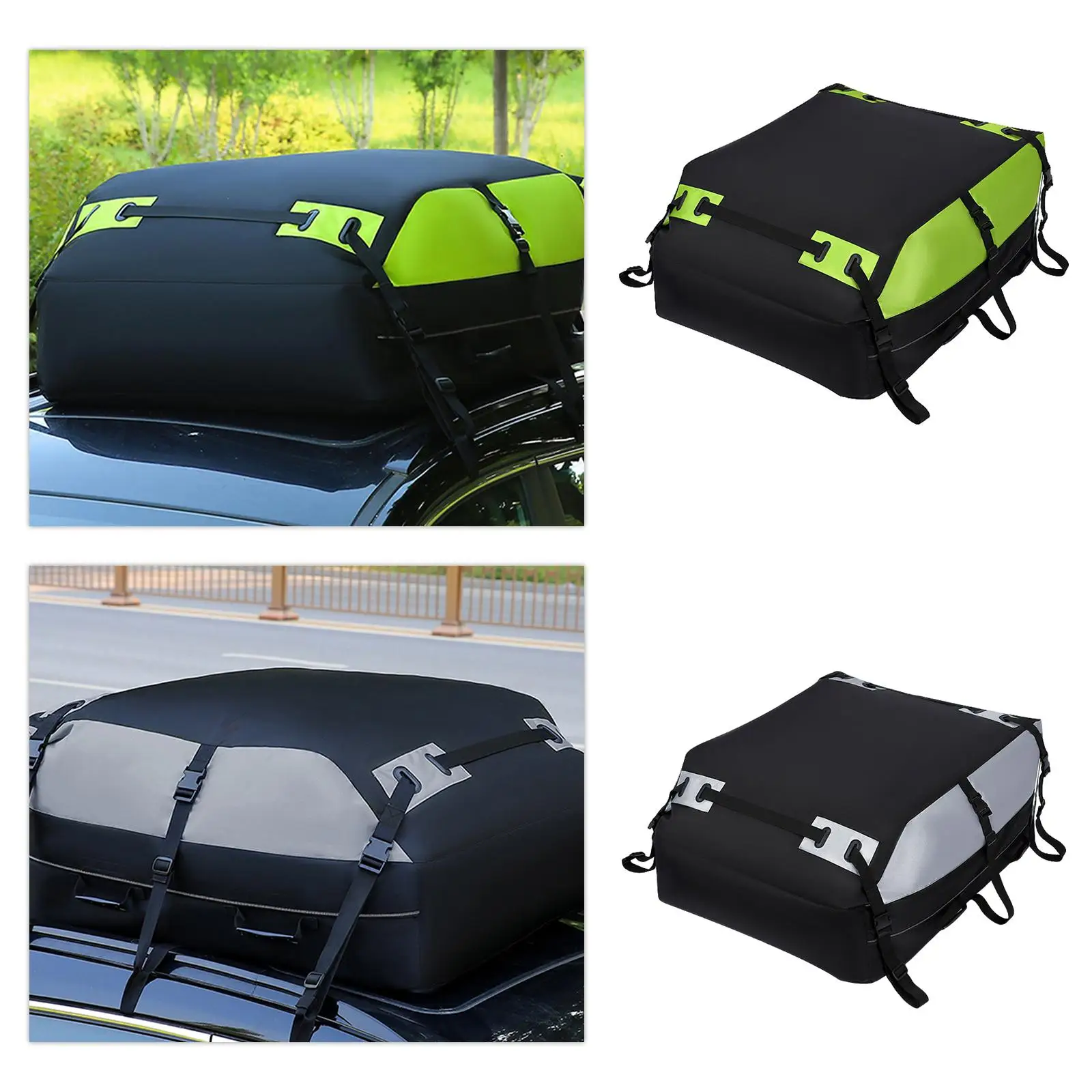 

Rooftop Cargo Carrier Car Roof Bag Anti Slip Mat Automobile Luggage Bag Oxford Cloth Roof Top Carrying Bag for Outdoor