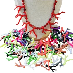 10pcs fashionable pop style acrylic cartoon staghorn coral branch beads to make DIY mobile phone chain accessories
