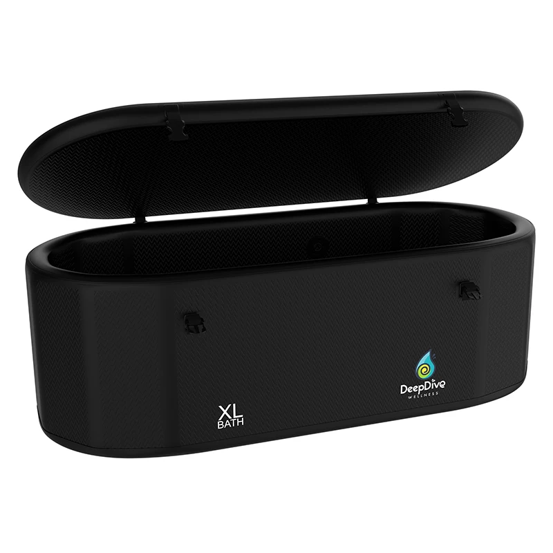 

Portable PVC Inflatable Ice Bath Tub For Fitness Recovery Oval Outdoor Filter Cold Plunge Bath