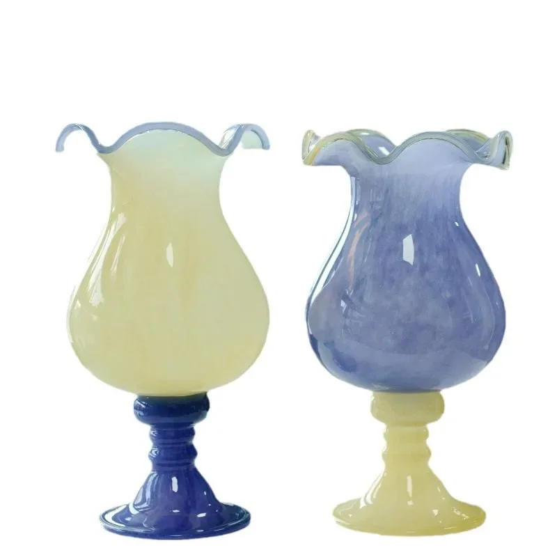 

Heart of the Ocean Taro Purple Cheese Yellow Double Spell Cream Wabi Sanfeng Medieval Wind Lantern Flower