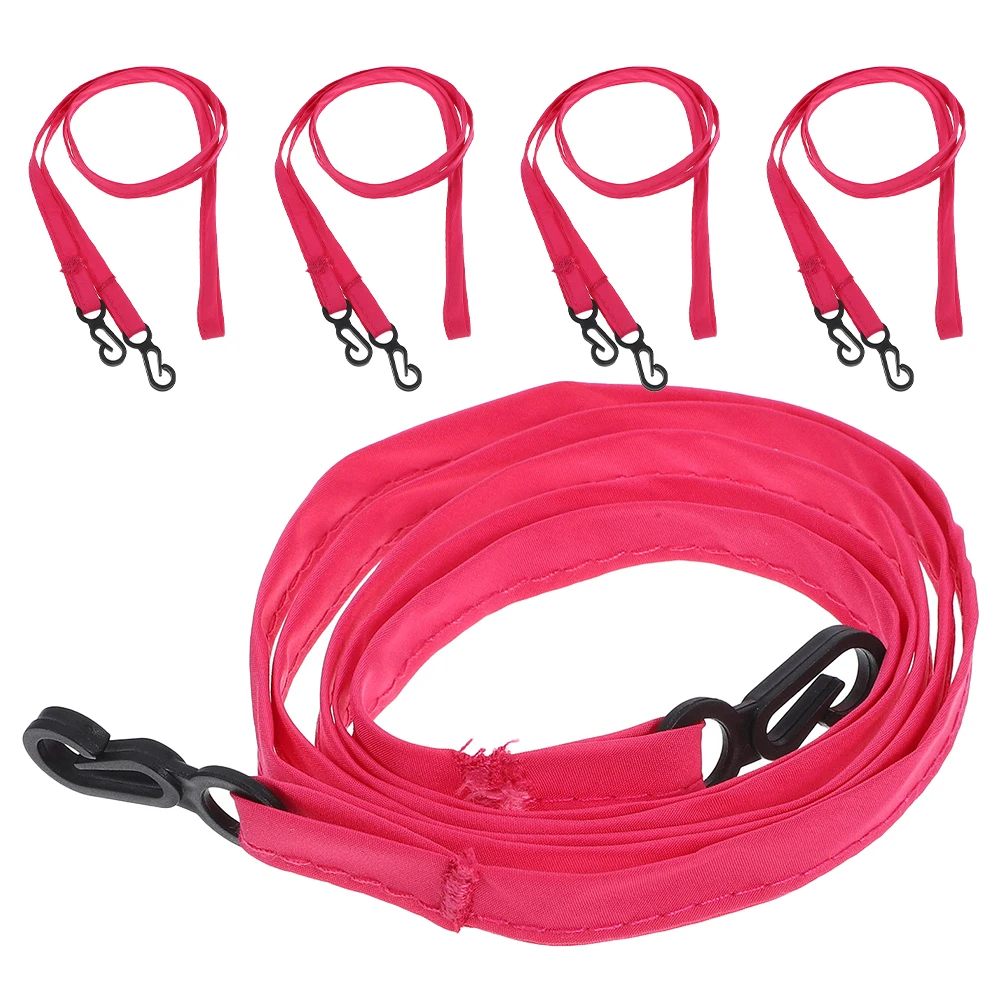 

5pcs 's Ski Gloves Lanyard AntiLost Neck Rope Lightweight Soft Material Multifunctional Clip Mittens Rope For Winter