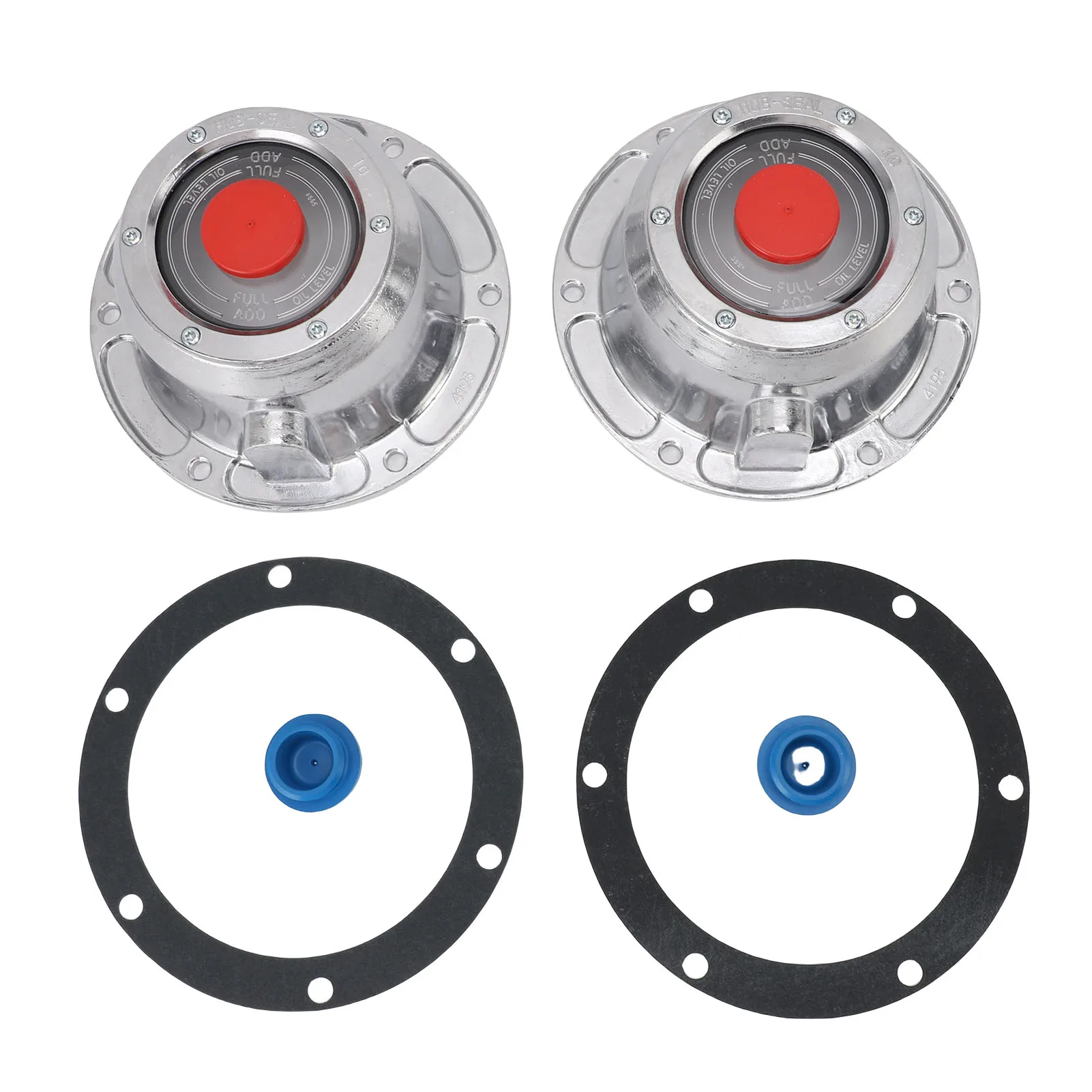

Колпаки для прицепов с резиновыми заглушками и прокладкой 3434195, 6 отверстий под болты, алюминиевые колпаки для осей прицепов, замена для Spicer
