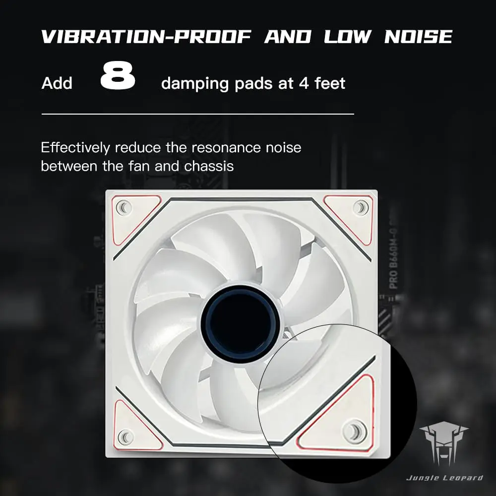 Prism 4 Pro ventilador de ordenador para juegos Argb termostato inteligente Pwm sincronización luz portátil almohadilla de refrigeración ventilador de escritorio