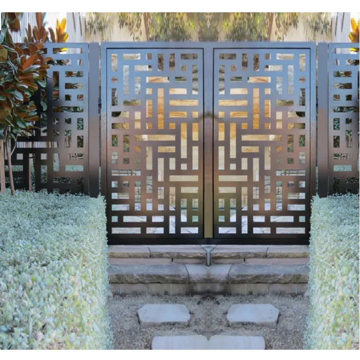 Decorative Laser Cut Fence panels garden fencing