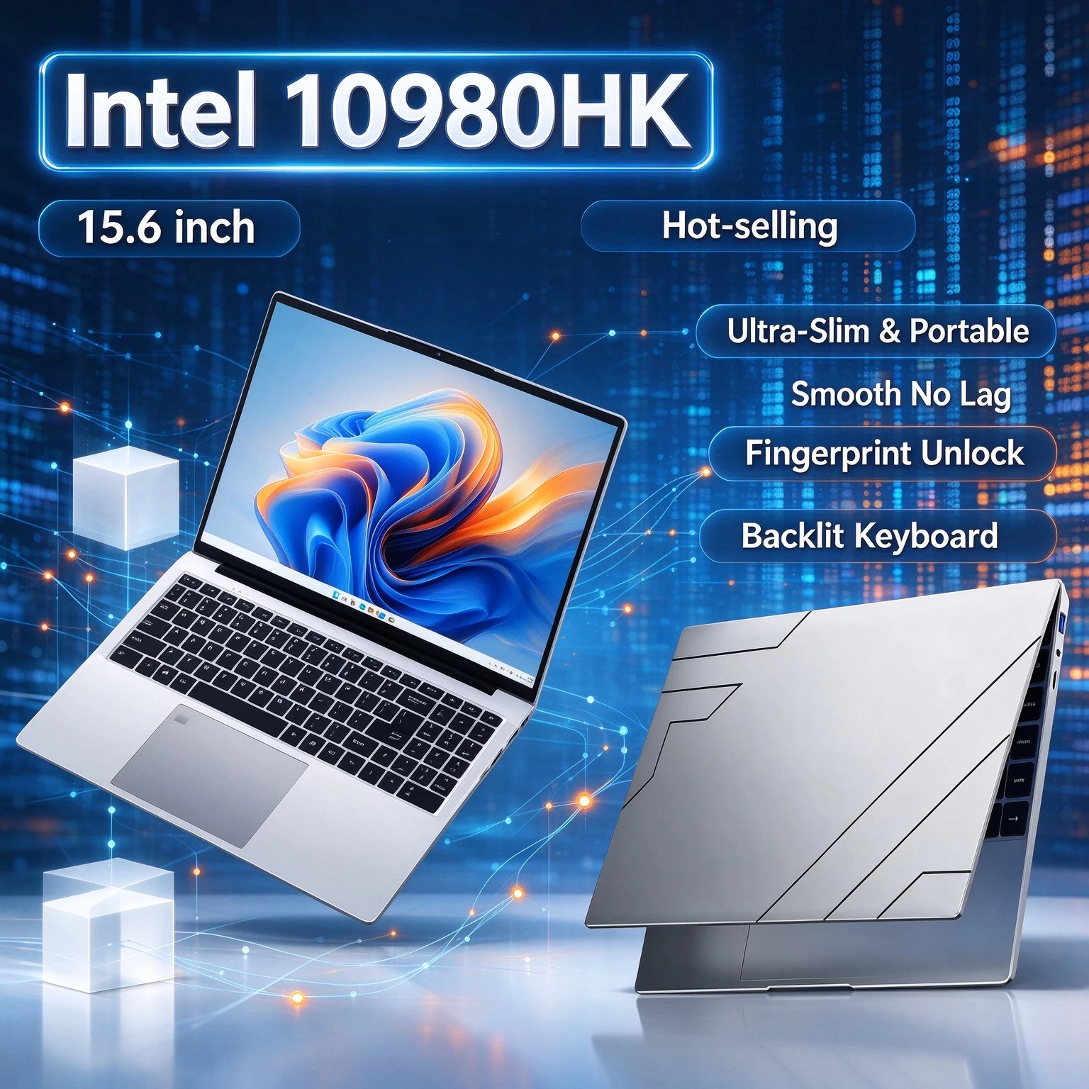 Intel 15.6 Inch Gaming Laptop Intel Core i9 10980HK 32GB RAM 2TB SSD Fingerprint Unlock WiFi 6 4K Ultrabook Pro Max Prime - Aliexpress Deal