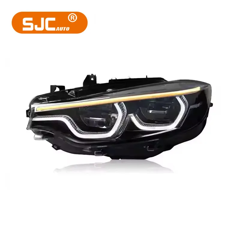 SJC Auto Car Accessories Headlights for 4 Series F32 M4 F82 2013-2019 Head Lamps Full LED High Quality M4 Front Light