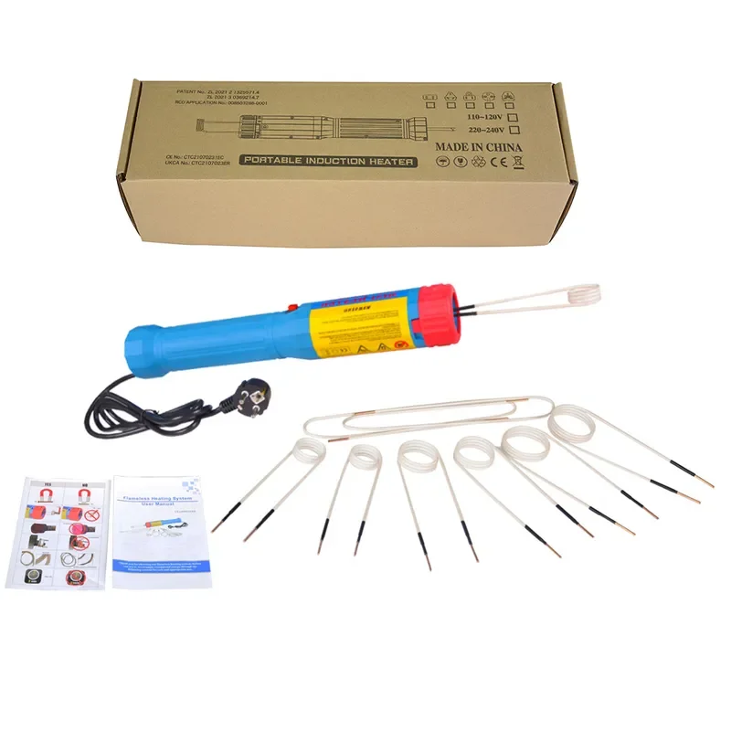 1.1KW Electromagnetic Induction Heater Rotary Head Mini Bearing Screw Removal Tool for Car Repair Maintenance Auto Parts